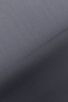 Italian Wool Satin Faille in Blue Gray0