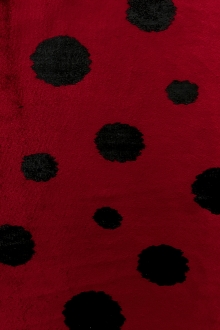 Silk and Lurex Panné Velvet with Dots0