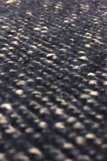 Virgin Wool Cotton Felted Knit Tweed0