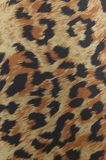 Silk Charmeuse in Leopard Print0