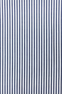 Pima Cotton Shirting Stripe in Indigo0