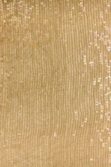 Opalescent Rows of Sequins on Silk Chiffon0
