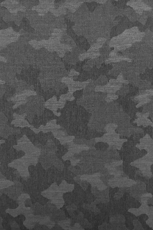 Italian Wool Camouflage Jacquard Suiting in Graphite0
