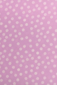 Printed Silk Crepe de Chine with Dots0