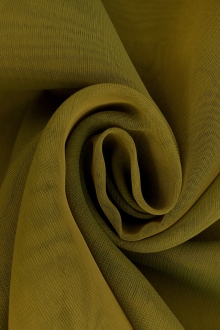 Iridescent Polyester Chiffon in Moss0