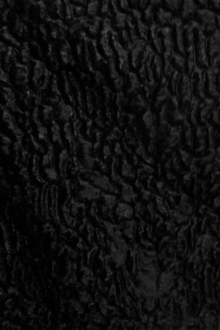 Persian Velvet Faux Fur in Black0