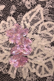 Sequined Chantilly Lace0