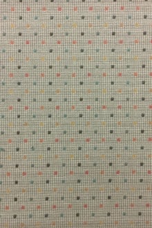 Japanese Cotton Woven Novelty With Little Multicolor Squares 0