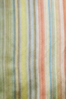 Silk Blend Organza Woven Stripe0