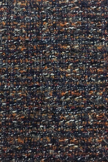 Lesage Cotton Blend Tweed in Navy and Multi0