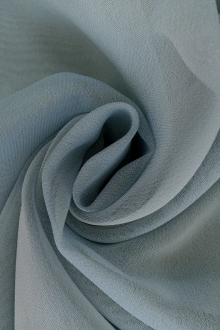 Iridescent Polyester Chiffon in Powder Blue0