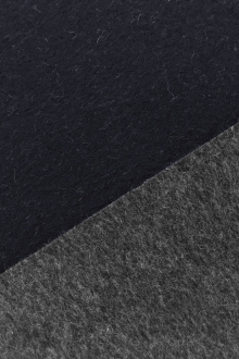 Wool Blend Doubleface Coating in Navy and Grey0