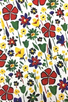 Cotton Poplin Floral Print0