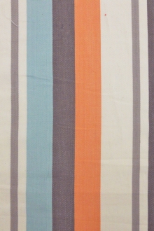 Cotton Woven Stripe in Vintage Multi0