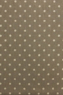 Japanese Cotton Linen Polka Dot Print0