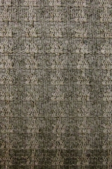 Metallic Coated Wool Tweed0
