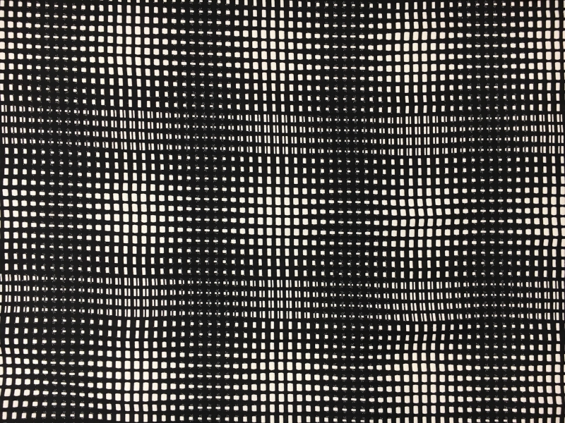 Optical Illusion Geometric Cotton Blend Brocade0