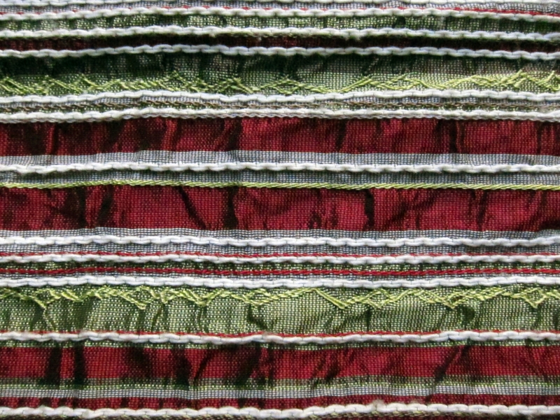 Silk Blend Stripe Organza2
