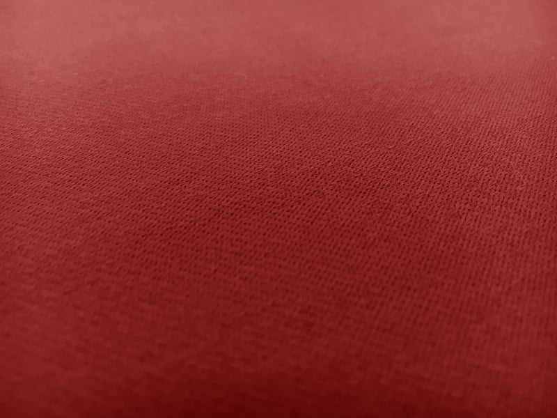 Italian Wool Satin Faille in Carnelian Red2