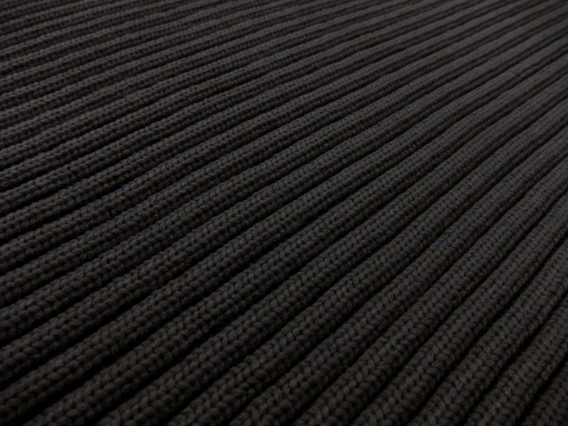 Nylon Rib Knit in Grey0