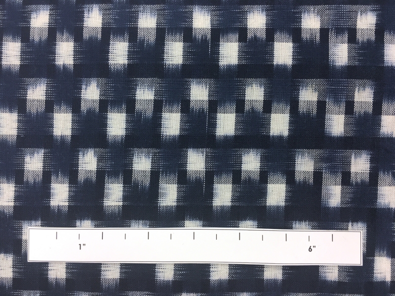 Cotton Ikat With Check Pattern1