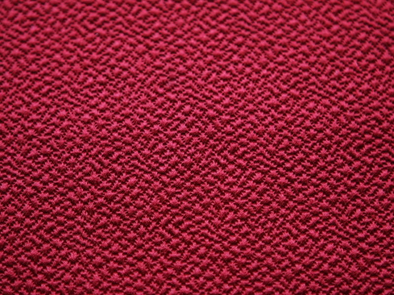 Silk and Wool Hammered Satin in Berry2