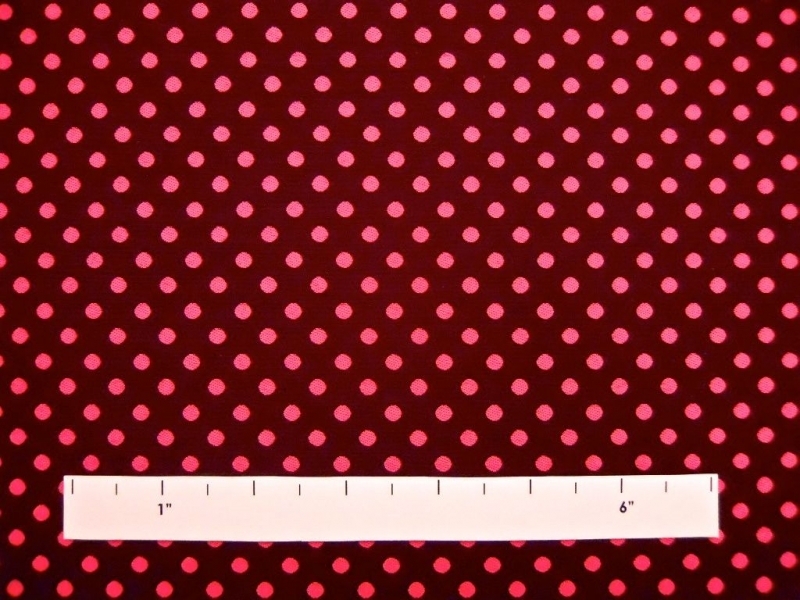 Polyester Rayon Blend Polka Dot Brocade1