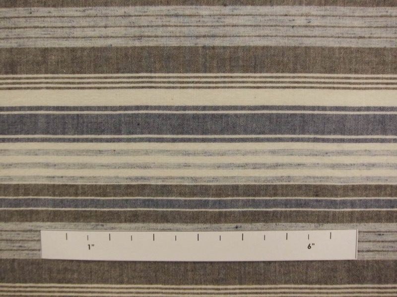Japanese Woven Cotton and Linen Stripe2