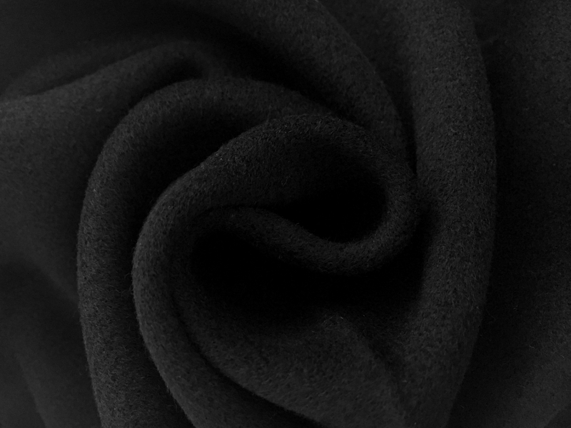 Cashmere Wool Coating in Black1