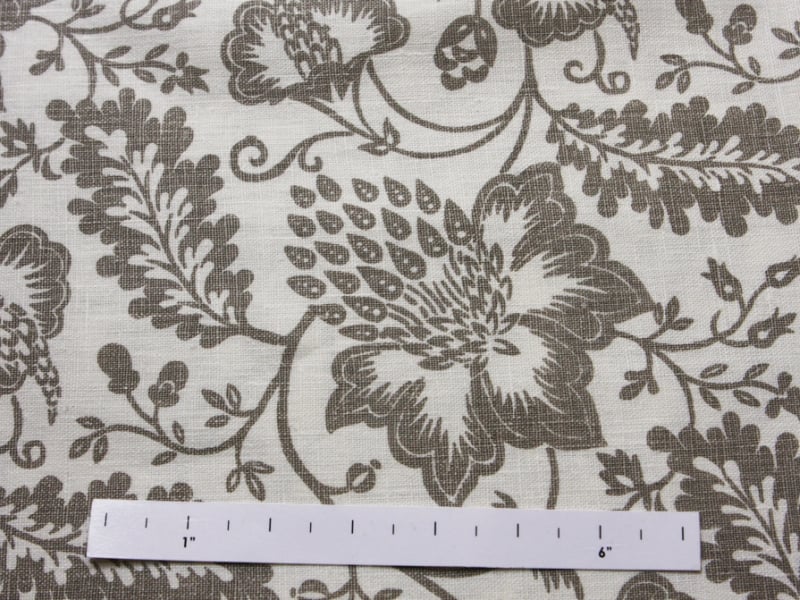 Linen Upholstery Floral Print1