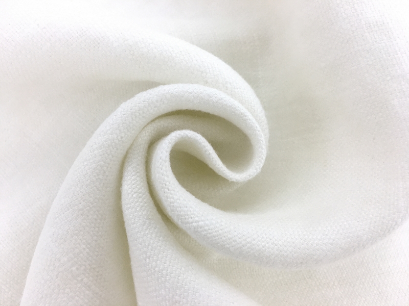 Upholstery Linen Washed in White1