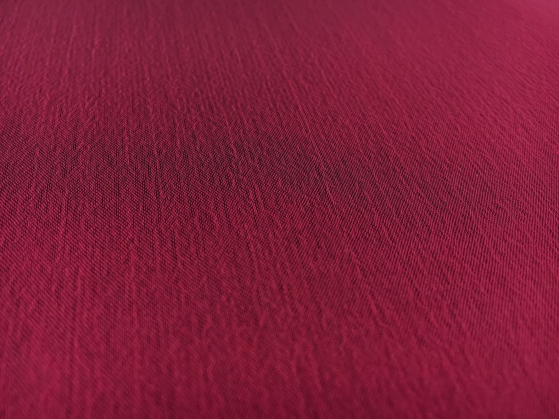 Iridescent Polyester Chiffon in Ruby2