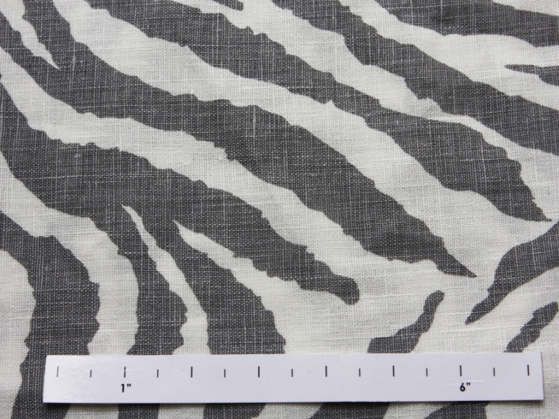 Linen Upholstery Zebra Print2