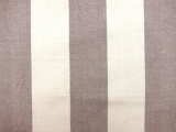 Cotton Upholstery 3" Stripe In Lilac And White0