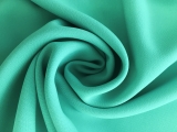 Polyester and Spandex Stretch Crepe in Aquamarine0