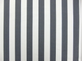 Cotton Upholstery 1.5" Stripe In Grey And White0