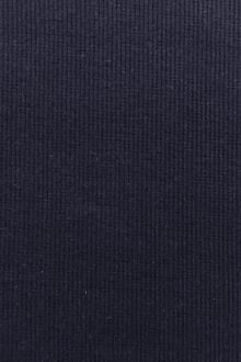 Japanese Cotton Rib Knit in Navy0