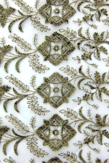 Metallic Embroidered Illusion0