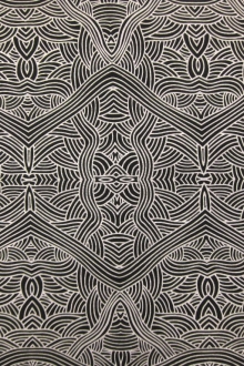Australian Cotton Print With Aboriginal Motif0