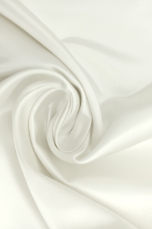 Italian Silk Duchesse Satin in Silk White0