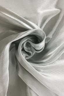 Italian Silk Blend Metallic Organza0