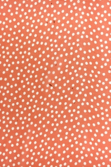 Printed Silk Chiffon with Random Polka Dots0