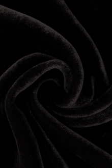 Silk and Rayon Velvet in Black0