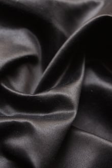 Silk and Cotton Sateen in Black0
