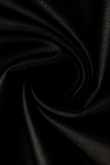 Italian Stretch Matte Silk Crepe in Black0