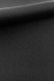 Japanese Polyester Charmeuse in Black0