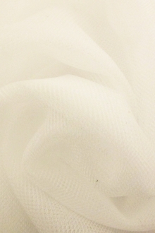 Italian Nylon Tulle in Bianco0