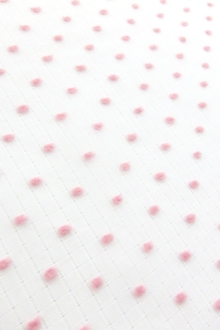 Cotton Plumetis in Pink0