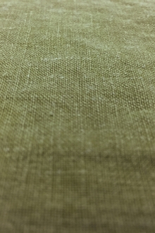 Stone Washed Linen in Moss0