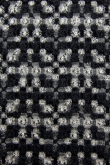 Wool Metallic Embroidered Illusion0